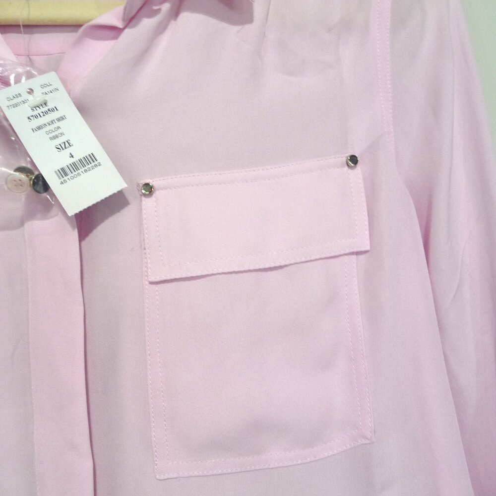 Women's Pink Blouse - Picture 5 of 12